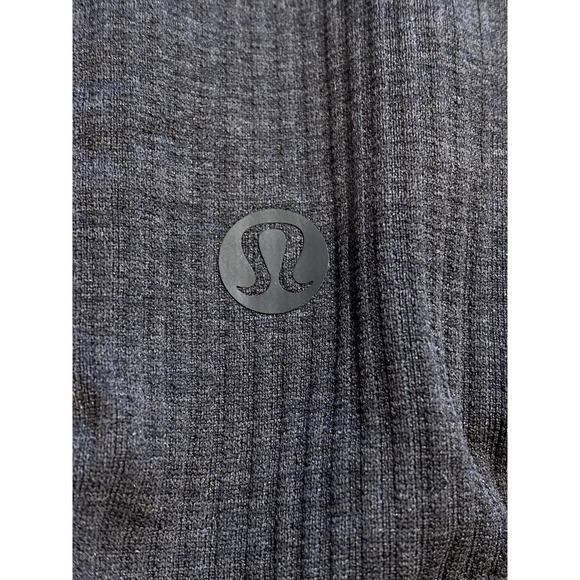 Lululemon Ebb to Street Long Sleeve Stretch Cropped Pullover Top Black Size 8 - Picture 5 of 7